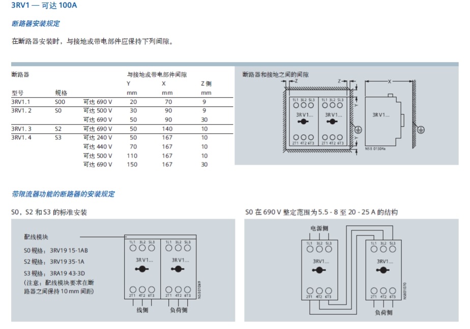 西门子 3RV10 21-0KA15 1.25A 适用三相交流电机功率0.37kw 1NO/1NC辅助触点 电机保护断路器 西门子 3RV10 21-0KA15 1.25A 适用三相交流电机功率0.37kw 1NO/1NC辅助触点 电机保护断路器