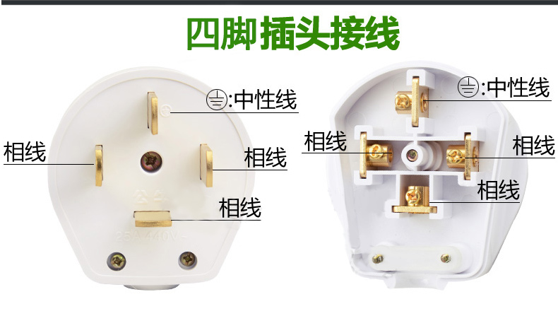 公牛 GN-Z32 三相四极明装插座