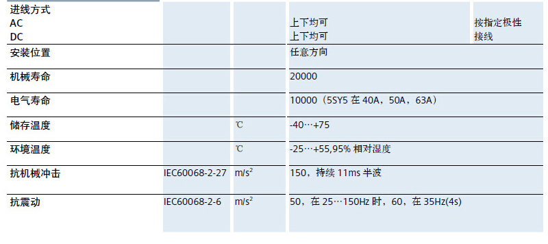西门子 5SY62108CC D脱扣特性 2P 10A 小型断路器