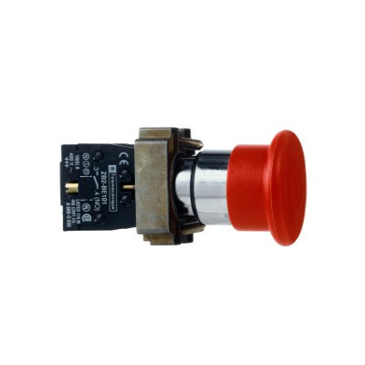 施耐德 红色 XB2BT42C φ22mm 1NC 按拉...