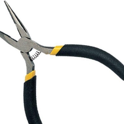 史丹利84-126-23 黑柄迷你弯嘴钳5"