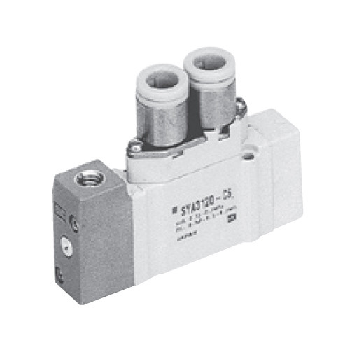 SMC SYA3120-M5 M5X0.8 五通二位单气...