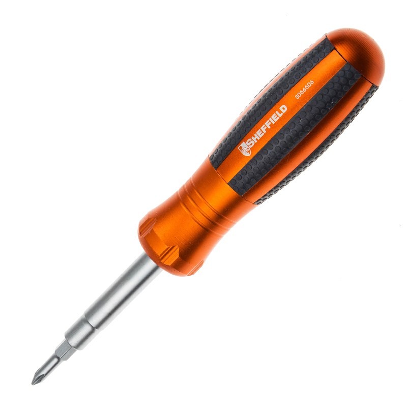 钢盾6用铝合金手柄螺丝批/1套