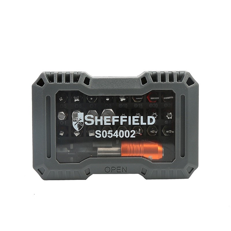 钢盾_32件套6.3mm系列气动旋具头组套/[1套]