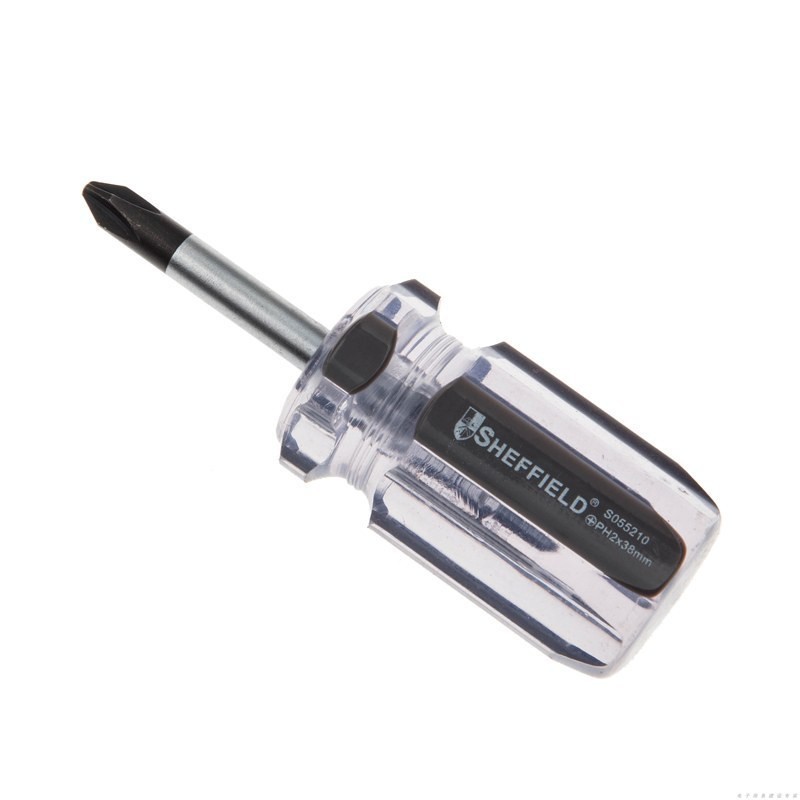 钢盾 十字彩条柄螺丝批 PH2x38mm /1把