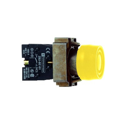 施耐德 黄色 XB2BP51C φ22mm 1NO 弹簧...