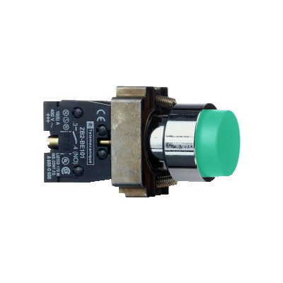 施耐德 绿色 XB2BL31C φ22mm 1NO 弹簧...