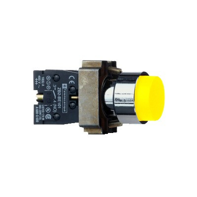 施耐德 黄色 XB2BL51C φ22mm 1NO 弹簧...