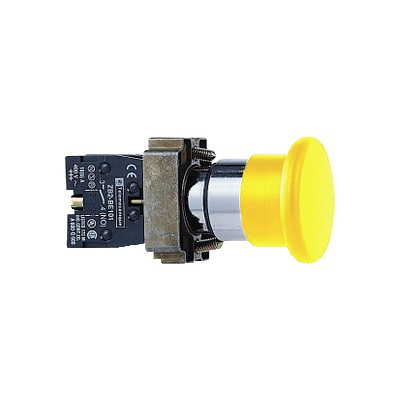 施耐德 黄色 XB2BC51C φ22mm 1NO 弹簧...