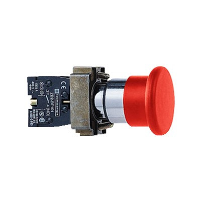 施耐德 红色 XB2BC42C φ22mm 1NC 弹簧...