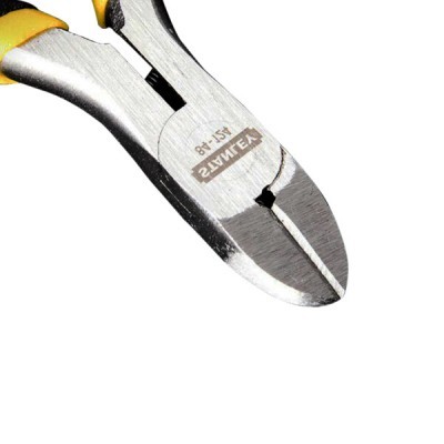 史丹利84-104-23 黑色双塑柄斜嘴钳5"