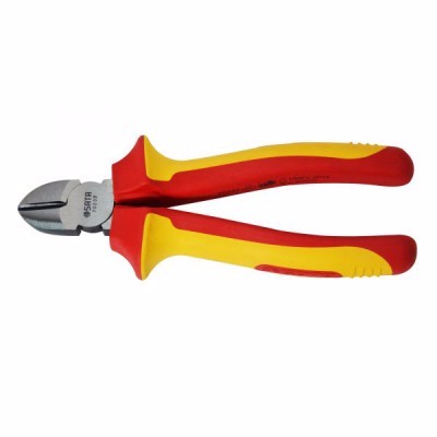 世达70232 VDE绝缘耐压斜嘴钳6"