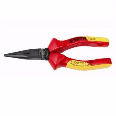 世达72610 G系列VDE绝缘耐压尖嘴钳6"