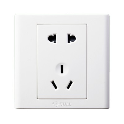 公牛 G09Z223 白色 10A 1位2/3孔连体 明...