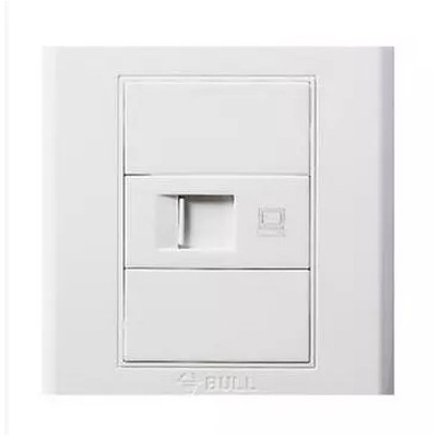 公牛 G05T102 白色 一位 暗装 电脑插座