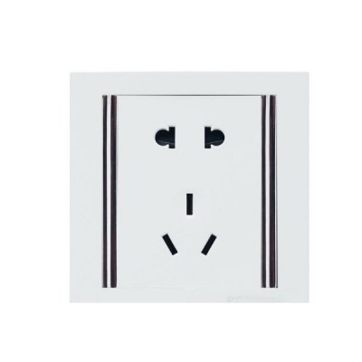 施耐德 一位二极一位三级面板插座