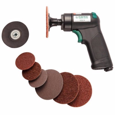 世达02521迷你气动粗磨机组套1/4"