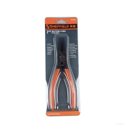 钢盾 美式穴用直口卡簧钳 7"/1把