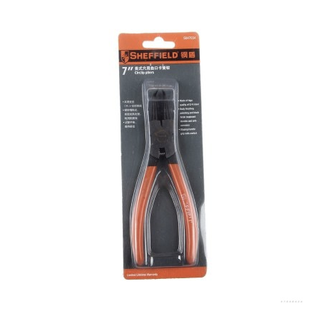 钢盾 美式穴用曲口卡簧钳 7"/1把