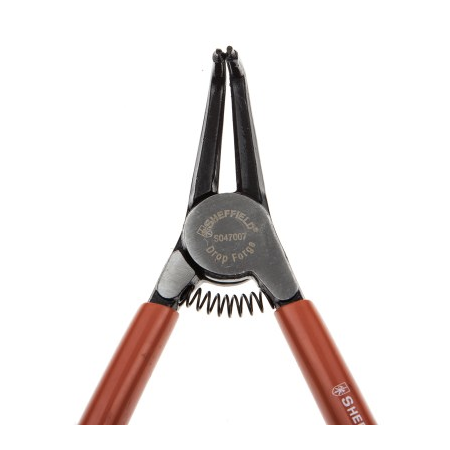 钢盾 德式轴用弯嘴卡簧钳 7"/1把