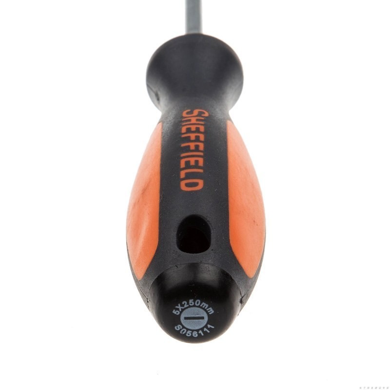 钢盾 双色柄一字螺丝批 5x250mm/1把