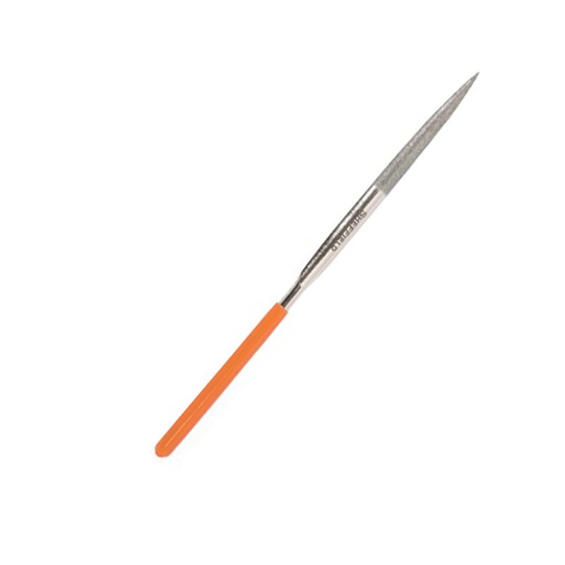 钢盾金刚石尖头半圆锉(5x180mm)/1支