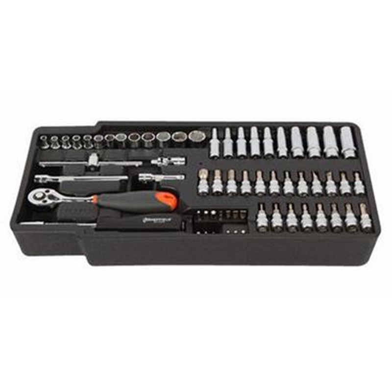 钢盾 64件套 6.3mm系列 套筒组合 /1套