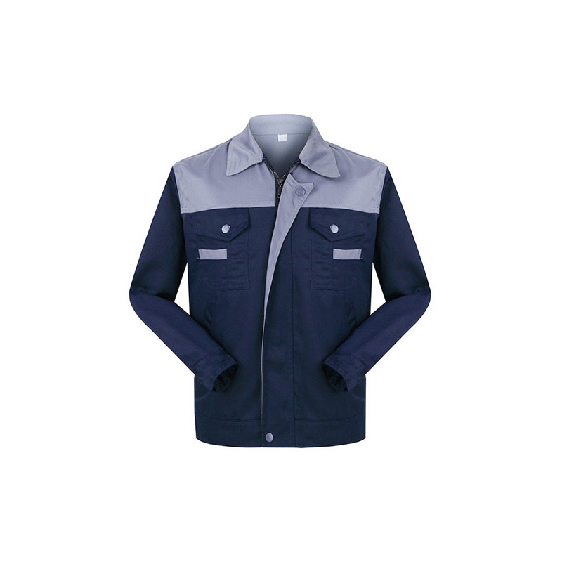 长袖车间工作服男女劳保服外套