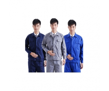 秋冬长袖工作服套装男工厂车间劳保服