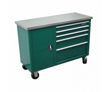 世达95208 5抽屉带轮工具车47"