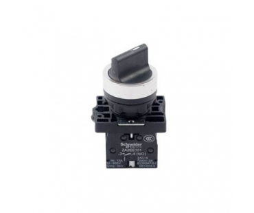 施耐德 3位XA2塑料系列 黑色 直径22mm带2常开触...