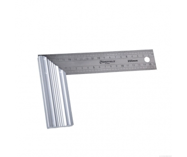 钢盾 铝合金底座 不锈钢角尺 115x200mm/1把