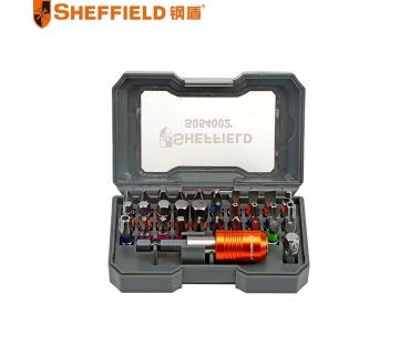 钢盾_32件套6.3mm系列气动旋具头组套/[1套]