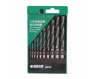 世达 52910 10件耐磨直柄麻花钻组套(1-10)