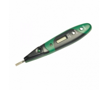 世达62602双色带照明灯数显测电笔