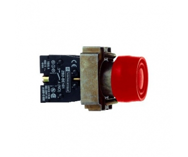 施耐德 红色 XB2BP42C φ22mm 1NC 弹簧...