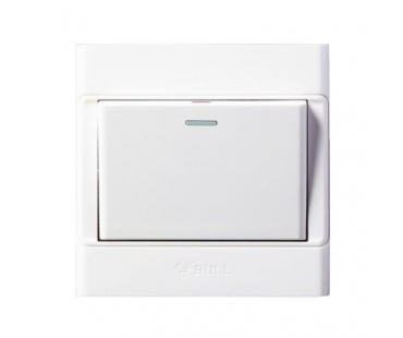 公牛 G05K111Y 暗装 白色 10A 一位单控面板...