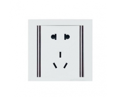 施耐德 一位二极一位三级面板插座