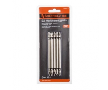 钢盾 5件套 6.3mm系列110mm长 双头旋具头PH...