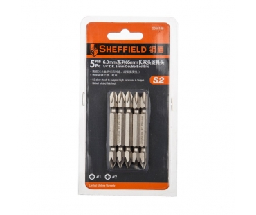 钢盾 5件套 6.3mm系列65mm长 双头旋具头PH1...