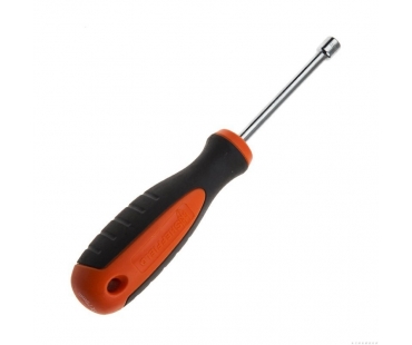 钢盾双色手柄螺帽螺丝批5x75mm/1把