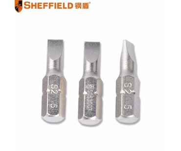 钢盾5件套6.3mm系列25mm长一字旋具头5mm/1套