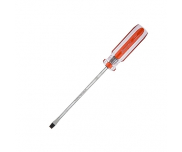 钢盾 一字彩条柄螺丝批 6.5x150mm/1把